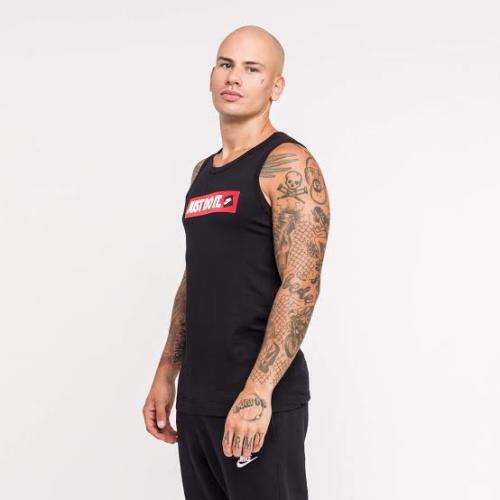Nike Men`s Sportswear Sleeveless T-shirt Just Do It Black CD9600-010 - Size Large