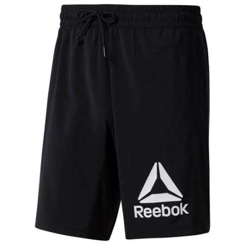REEBOK Workout Ready Woven Graphic Shorts Black DY7792 - Size Extra Large