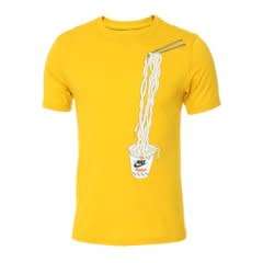 Nike Men`s Sportswear Noodle T-shirt Gold CI6301-743 - Size Large