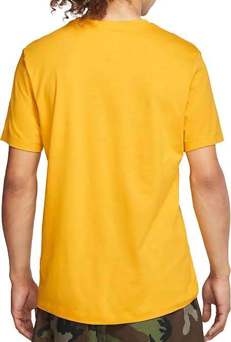 Nike Men`s Sportswear Noodle T-shirt Gold CI6301-743 - Size Large