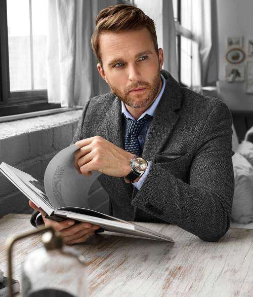 Brand New Stuhrling Original ChronoPulse 895 Black Quartz 42mm Chronograph Watch