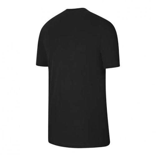 Nike Silver Air Hybrid Swoosh Logo Athletic Performance T-shirt Navy Blue BV0626-451 - Size Large