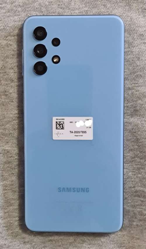 Brand New Samsung Galaxy A32 5G 128GB 2021 Single SIM - Awesome Blue (Open Box)