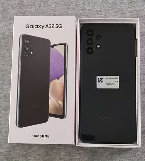 Brand New Samsung Galaxy A32 5G 128GB 2021 Single SIM - Awesome Black (Open Box)