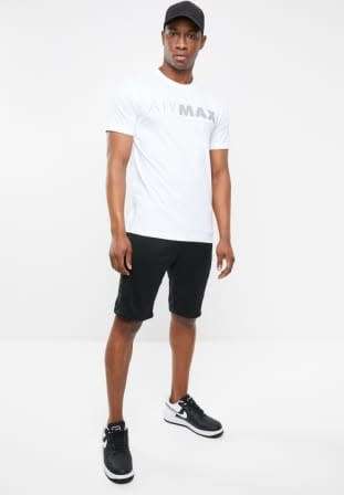 Nike Men`s NSW Air Max GPX SS T-shirt White CJ5651-100 - Size Extra Large