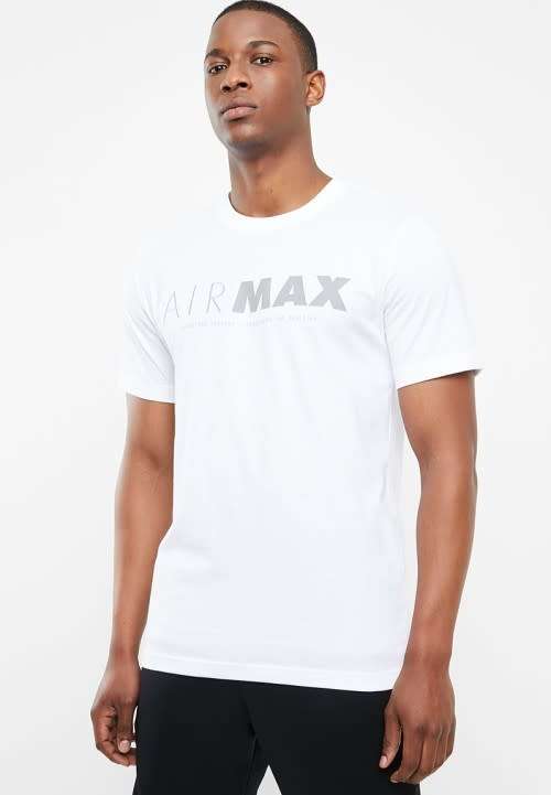 Nike Men`s NSW Air Max GPX SS T-shirt White CJ5651-100 - Size Extra Large