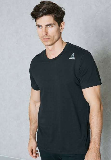 REEBOK Elements Classic T-shirt Black BK3344 - Size Medium