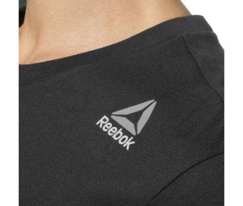 REEBOK Elements Classic T-shirt Black BK3344 - Size Medium