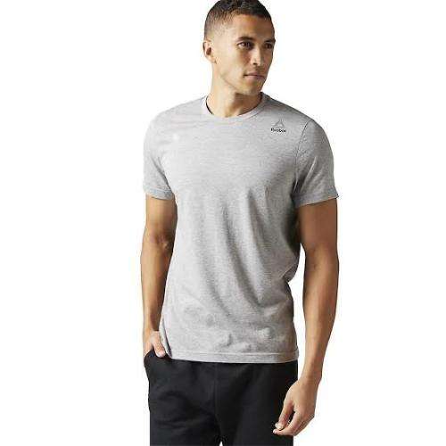 REEBOK Elements Classic T-shirt Grey BK3343- Size Medium