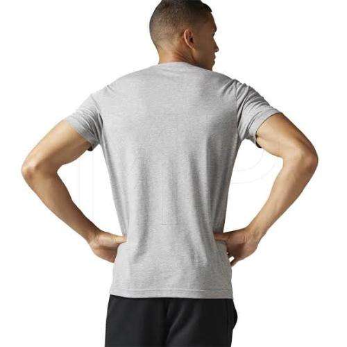 REEBOK Elements Classic T-shirt Grey BK3343- Size Medium