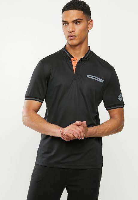 LIFE`S LOTTO Men`s Wren Polo T-Shirt Black T2902 - Extra Large