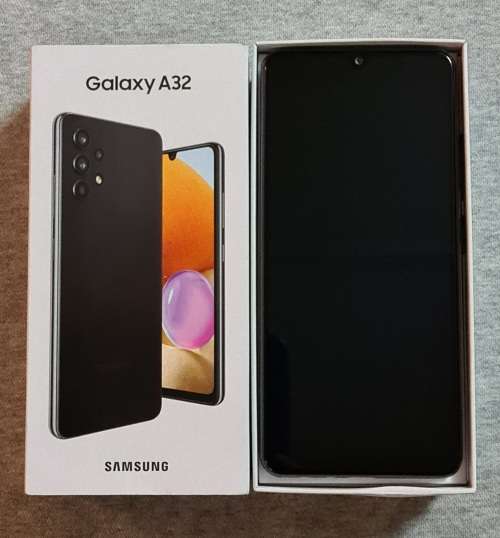 Brand New Samsung Galaxy A32 4G 128GB 2021 Single SIM - Awesome Black (Open Box)