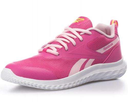 GIRLS Sneakers REEBOK Rush Runner 3.0 Light Pink/White/Yellow FY4040 - Size 5