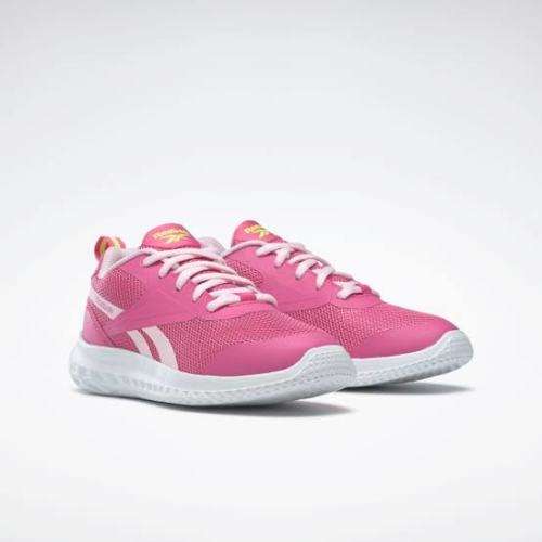 GIRLS Sneakers REEBOK Rush Runner 3.0 Light Pink/White/Yellow FY4040 - Size 5