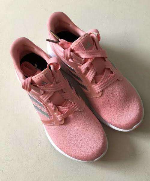 Women`s ADIDAS Edge Lux 3 Shoes Glow Pink/Silver Metallic/Cloud White EG1293 - Size 5