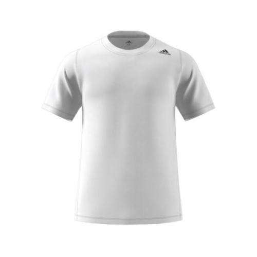 ADIDAS Freelift Sport Fitted 3-Stripes Tee White DW9826 - Size Medium