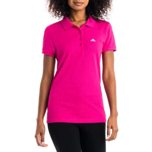 ADIDAS Women`s Polo T-Shirt Powder Pink EW2918 - Size Extra Small