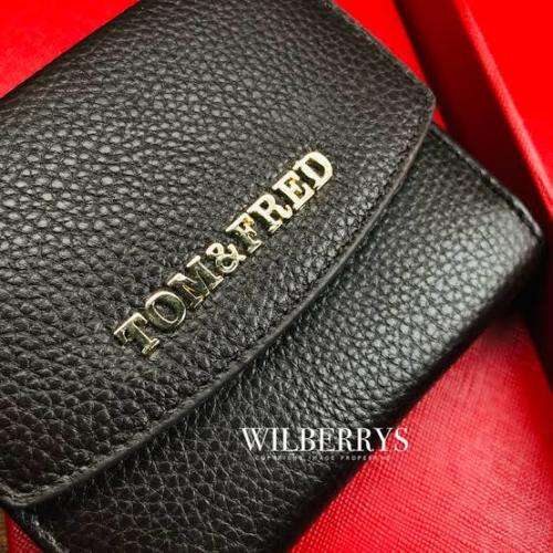 TOM and FRED LONDON Lady Celtic Pebble Purse - Dark Brown