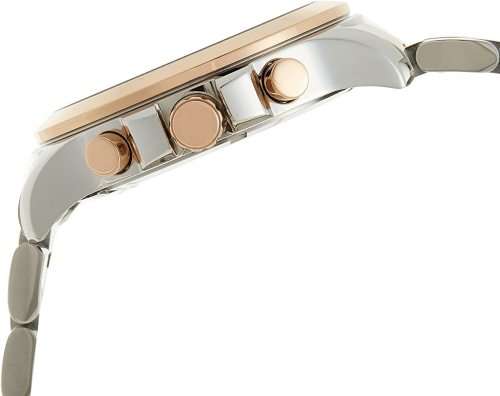 Invicta Men`s Specialty 44mm Steel and Rose Gold Tone Stainless Steel Chronograph Quartz Watch, Two