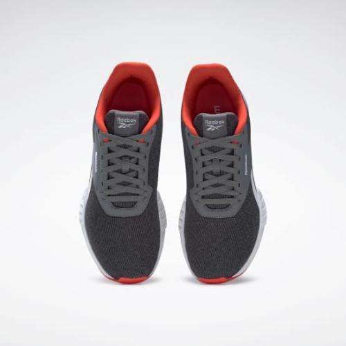 REEBOK Unisex Lite Plus 2.0 Running Shoe Pure Grey 6/True Grey 8/Dynamic Red FX1710 - Size 8
