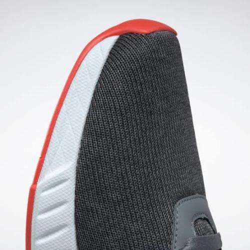 REEBOK Unisex Lite Plus 2.0 Running Shoe Pure Grey 6/True Grey 8/Dynamic Red FX1710 - Size 8