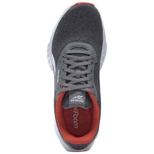 REEBOK Unisex Lite Plus 2.0 Running Shoe Pure Grey 6/True Grey 8/Dynamic Red FX1710 - Size 8