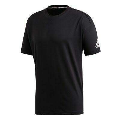 ADIDAS Men`s Must Have Plain Tee Black DT9908 - Size Large
