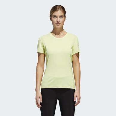 ADIDAS Women`s Supernova 37C Tee Semi Frozen Yellow  G1084 - Size Small