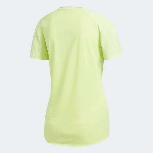 ADIDAS Women`s Supernova 37C Tee Semi Frozen Yellow  G1084 - Size Small