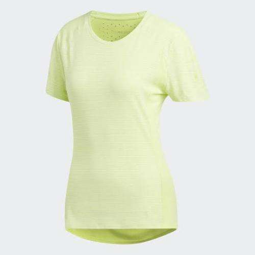 ADIDAS Women`s Supernova 37C Tee Semi Frozen Yellow  G1084 - Size Small