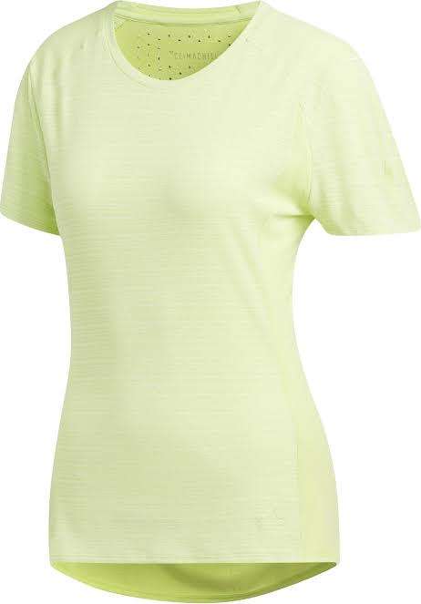ADIDAS Women`s Supernova 37C Tee Semi Frozen Yellow  G1084 - Size Small