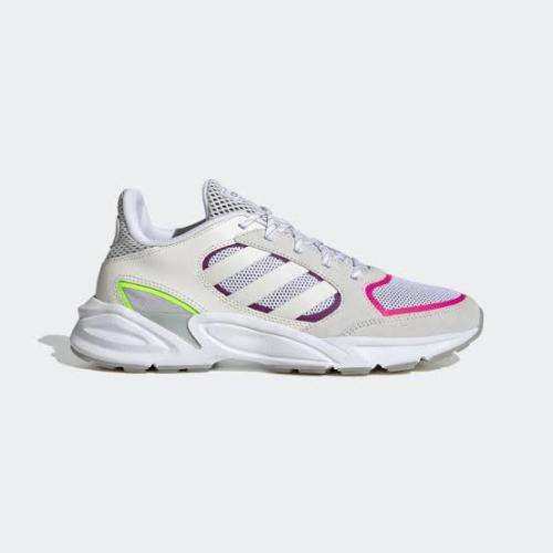 ADIDAS Women`s 90s Valasion Shoes Cloud White/Grey Six EG8422 - Size 7