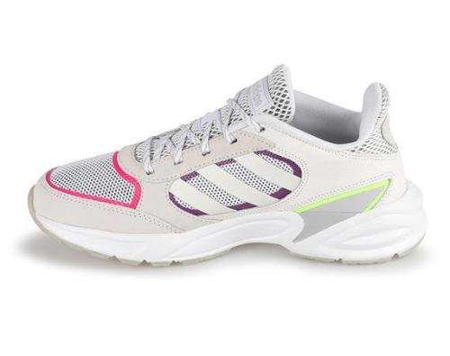 ADIDAS Women`s 90s Valasion Shoes Cloud White/Grey Six EG8422 - Size 7