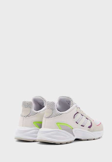 ADIDAS Women`s 90s Valasion Shoes Cloud White/Grey Six EG8422 - Size 7