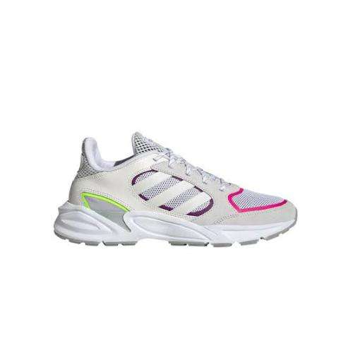 ADIDAS Women`s 90s Valasion Shoes Cloud White/Grey Six EG8422 - Size 7