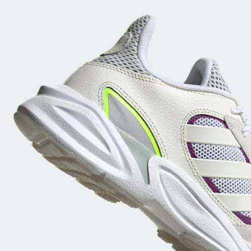 ADIDAS Women`s 90s Valasion Shoes Cloud White/Grey Six EG8422 - Size 7