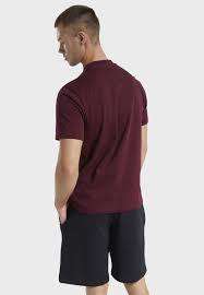 REEBOK Unisex Classics Split Vector T-shirt Maroon EW3450 - Size Large