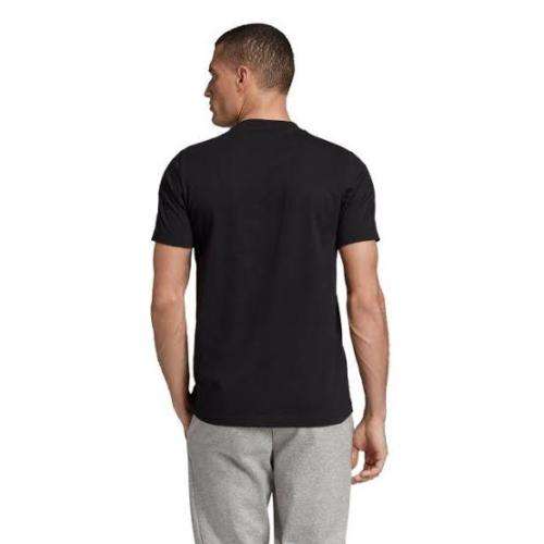 ADIDAS Men`s Essentials Linear T-shirt Black/White EW2956 - Size Large