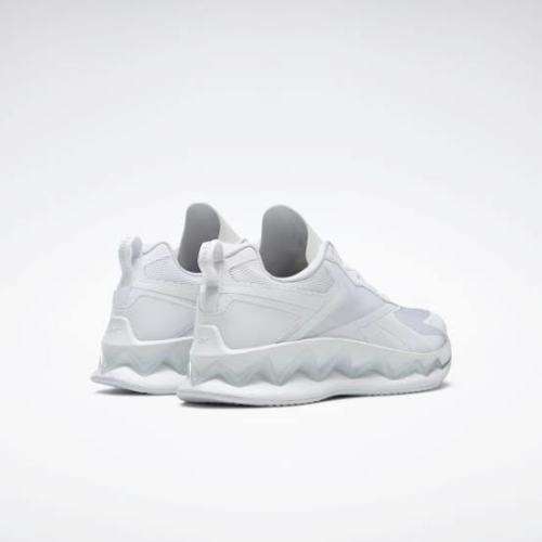 REEBOK Unisex ZIG Elusion Energy Shoes White/Dynamic Blue/White FV3842 - Size 10