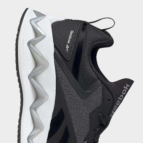 REEBOK Women`s ZIG Elusion Energy White/Black/Silver Met. FV6296 - Size 8.5