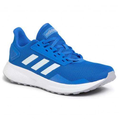 ADIDAS Men`s Duramo 9 Shoes Glow Blue/Sky Tint/Cloud White EG8664 - Size 11