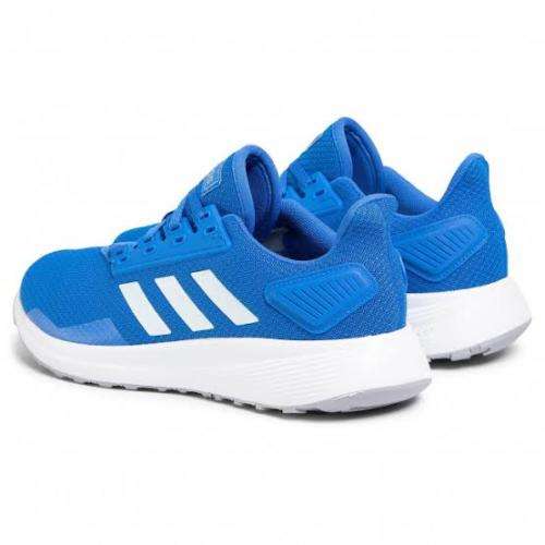 ADIDAS Men`s Duramo 9 Shoes Glow Blue/Sky Tint/Cloud White EG8664 - Size 11