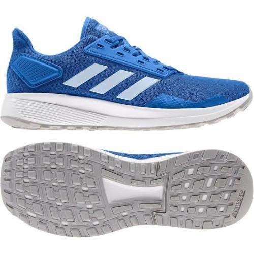 ADIDAS Men`s Duramo 9 Shoes Glow Blue/Sky Tint/Cloud White EG8664 - Size 11