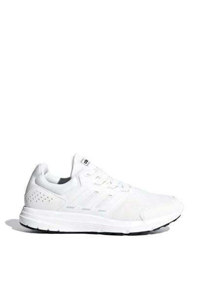ADIDAS Men`s Galaxy 4 Shoes Cloud White/Cloud White F36161 - Size 8