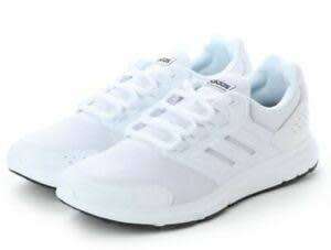 ADIDAS Men`s Galaxy 4 Shoes Cloud White/Cloud White F36161 - Size 8
