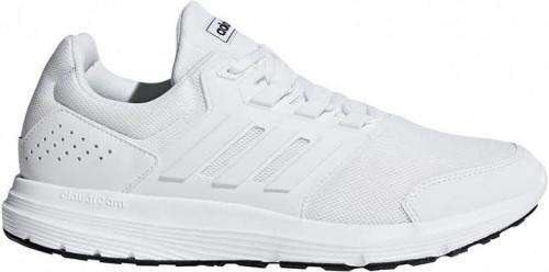 ADIDAS Men`s Galaxy 4 Shoes Cloud White/Cloud White F36161 - Size 8