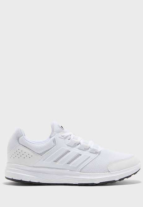 ADIDAS Men`s Galaxy 4 Shoes Cloud White/Cloud White F36161 - Size 8