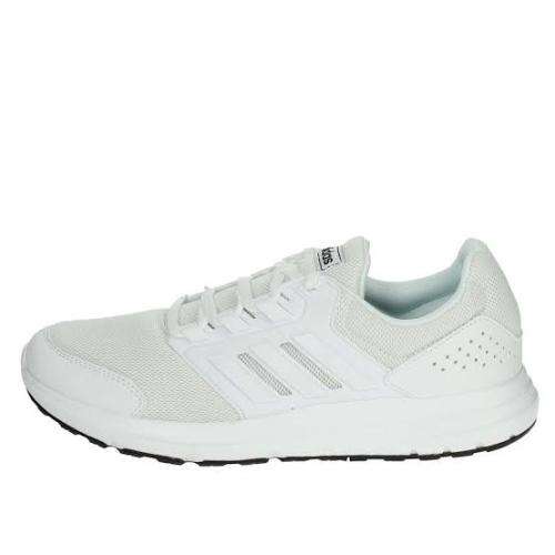 ADIDAS Men`s Galaxy 4 Shoes Cloud White/Cloud White F36161 - Size 8