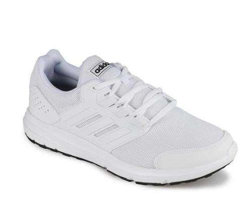 ADIDAS Men`s Galaxy 4 Shoes Cloud White/Cloud White F36161 - Size 8