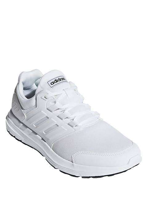 ADIDAS Men`s Galaxy 4 Shoes Cloud White/Cloud White F36161 - Size 8